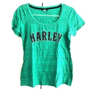 Harley Davidson green large t shirt Arizona